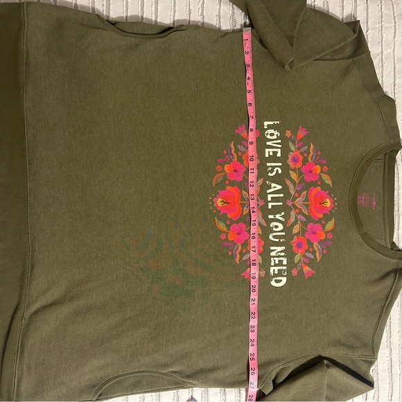 NATURAL LIFE Green Sweatshirt with Pockets - Picture 6 of 9